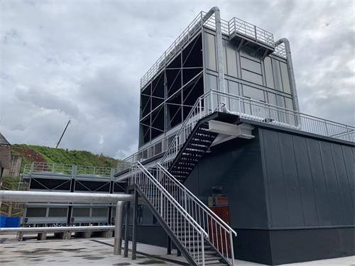 冷卻塔的結構功能及噪音形成與處理都有哪些?(冷卻塔機組的工作原理圖)