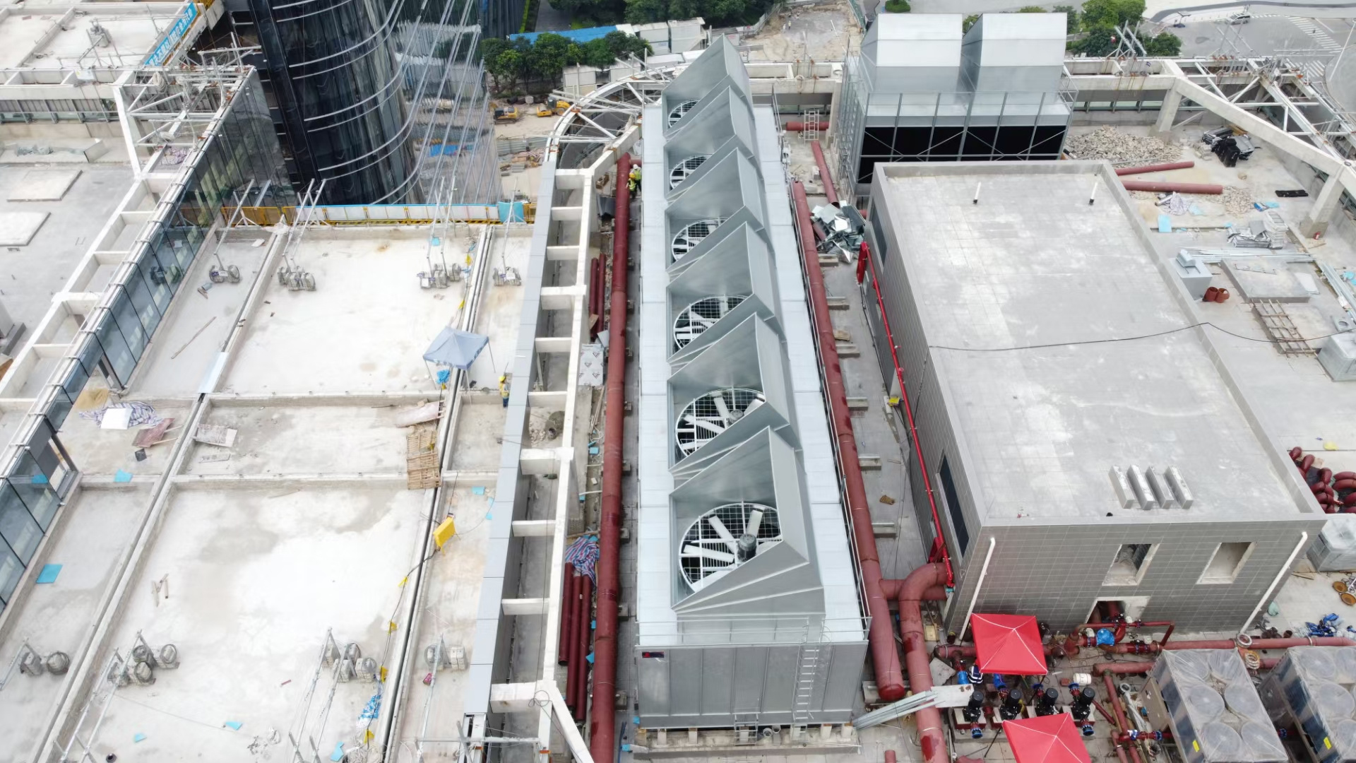 方型不銹鋼冷卻塔供水系統組成的部件有哪些？(冷卻塔